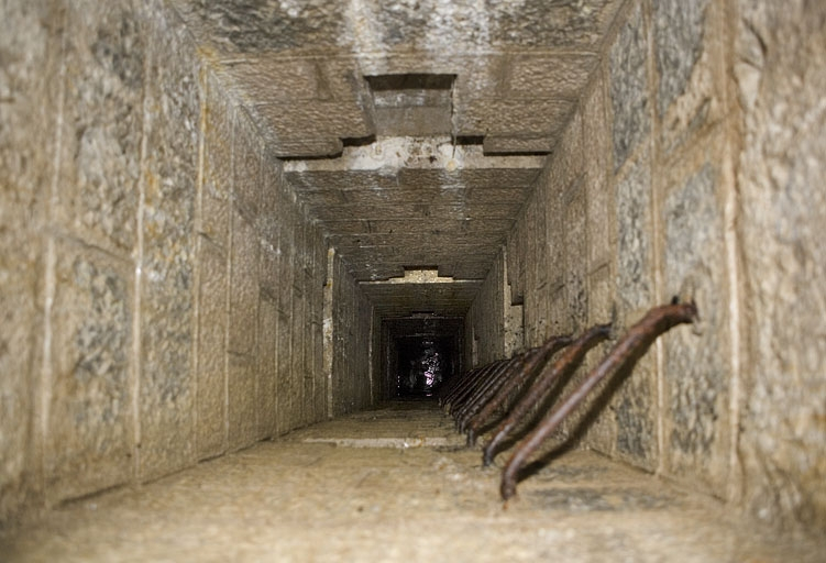 Chambres de mine sud-ouest : intérieur du puits. © Yves Sancey / Région Bourgogne-Franche-Comté, Inventaire du patrimoine - 2007