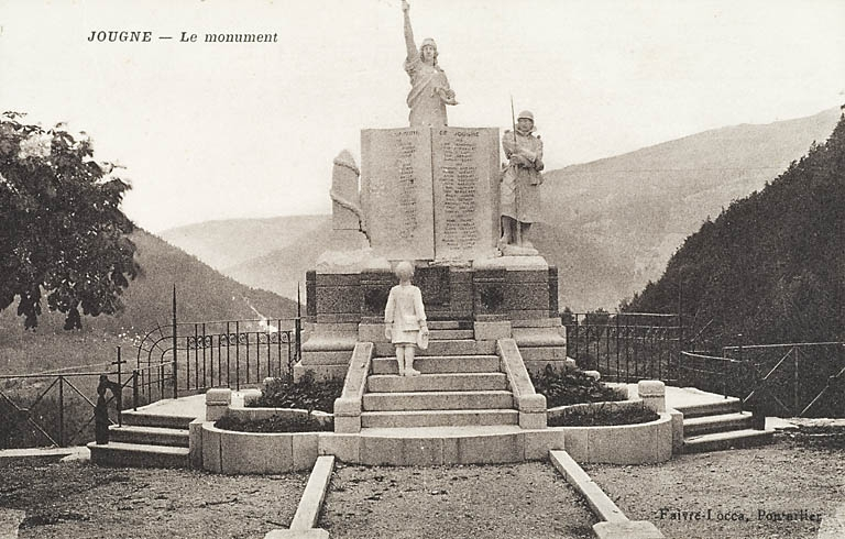Jougne-Le monument. © Jérôme Mongreville / Région Bourgogne-Franche-Comté, Inventaire du patrimoine - 2008