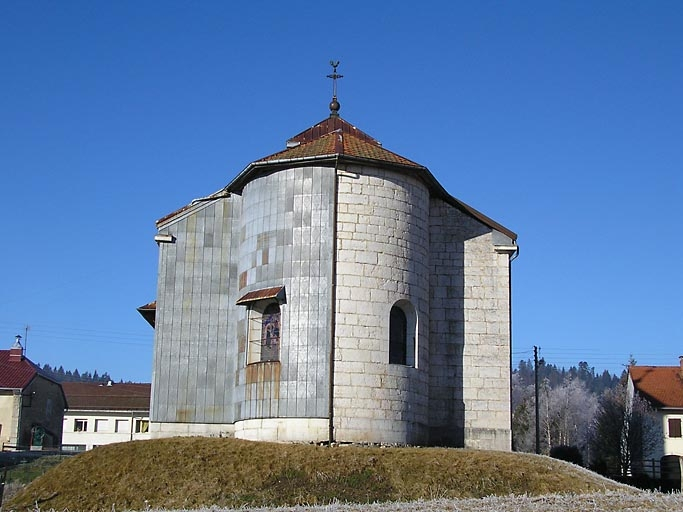 Vue générale de l'abside. © Marie-Pierre Reynet / Région Bourgogne-Franche-Comté, Inventaire du patrimoine - 2008