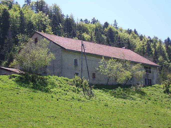 Façade postérieure. © Marie-Pierre Reynet / Région Bourgogne-Franche-Comté, Inventaire du patrimoine - 2008