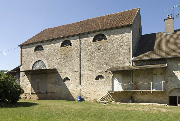 Façade sud du haut fourneau. © Jérôme Mongreville / Région Bourgogne-Franche-Comté, Inventaire du patrimoine - 2008