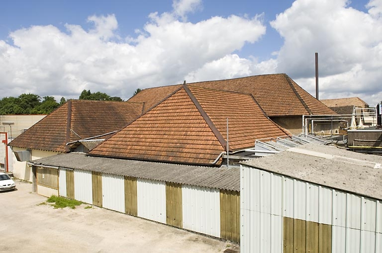 Halle de fonderie depuis le sud-est. © Jérôme Mongreville / Région Bourgogne-Franche-Comté, Inventaire du patrimoine - 2008