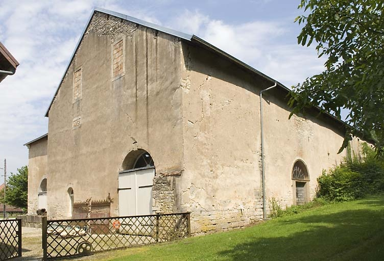 Le haut fourneau vu de trois quarts arrière. © Jérôme Mongreville / Région Bourgogne-Franche-Comté, Inventaire du patrimoine - 2008