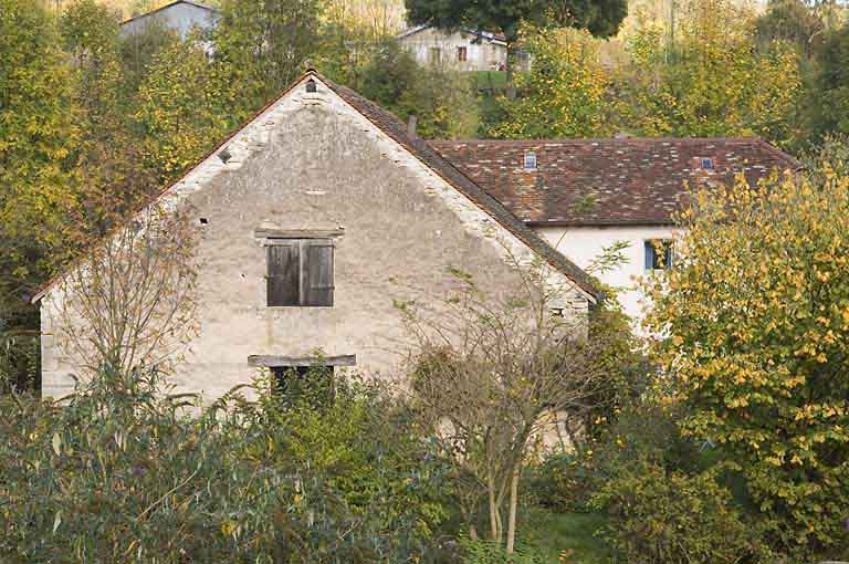 Pignon sud du moulin. © Jérôme Mongreville / Région Bourgogne-Franche-Comté, Inventaire du patrimoine - 2008