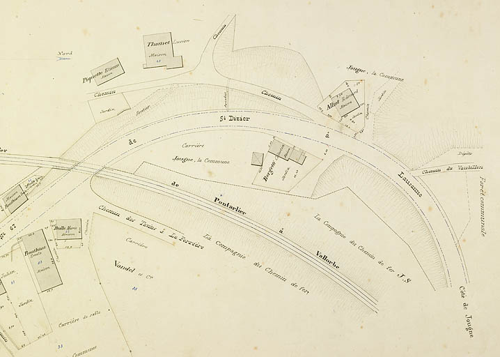 carte © Jérôme Mongreville / Région Bourgogne-Franche-Comté, Inventaire du patrimoine - 2009