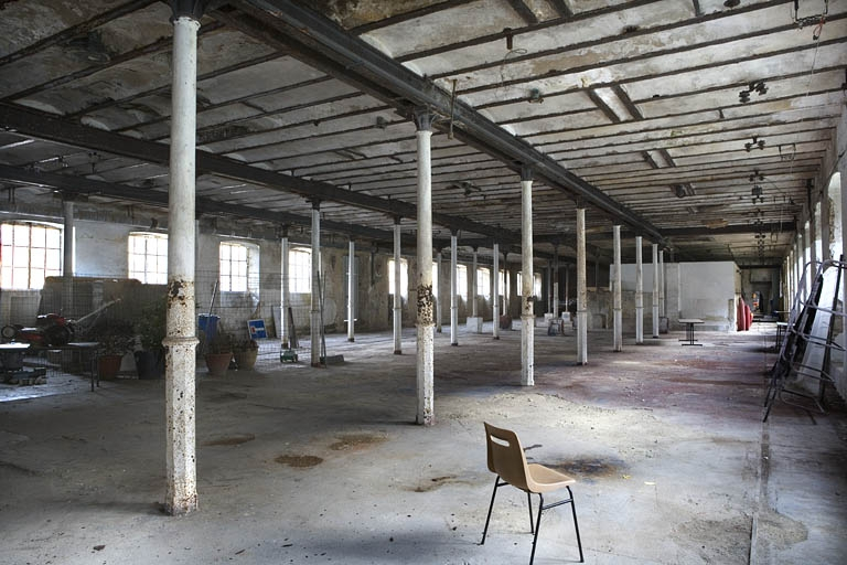 Atelier de préparation de la pâte. Vue du rez-de-chaussée depuis le sud-est. © Yves Sancey / Région Bourgogne-Franche-Comté, Inventaire du patrimoine - 2009
