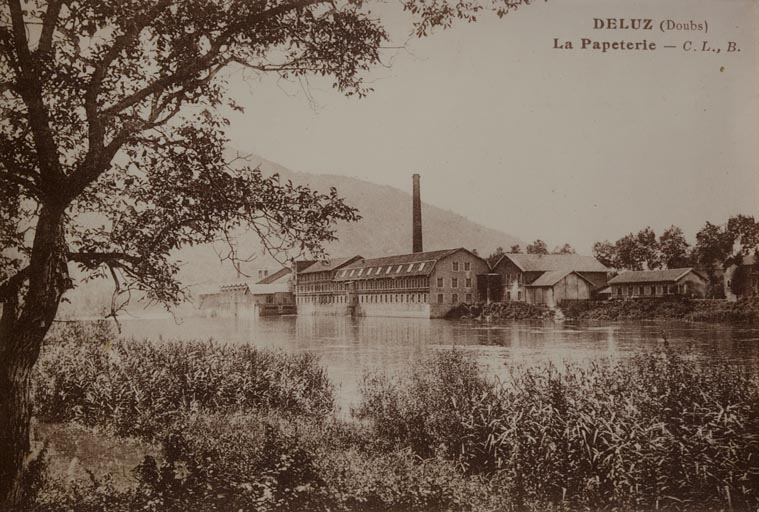 DELUZ (Doubs) - La papeterie. © Yves  Sancey (reproduction) / Région Bourgogne-Franche-Comté, Inventaire du patrimoine - 2009