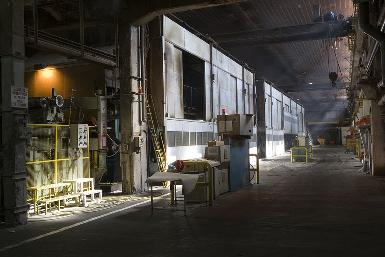 Machine à papier. Vue d'ensemble de la sécherie. © Yves Sancey / Région Bourgogne-Franche-Comté, Inventaire du patrimoine - 2009