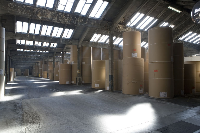 Magasin industriel. Vue intérieure. © Yves Sancey / Région Bourgogne-Franche-Comté, Inventaire du patrimoine - 2009