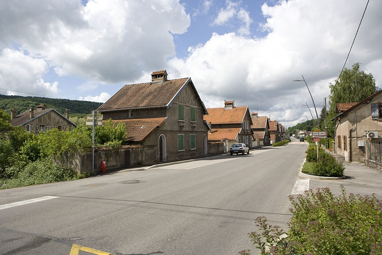 Cité Lehmann, de trois quarts gauche. © Yves Sancey / Région Bourgogne-Franche-Comté, Inventaire du patrimoine - 2009