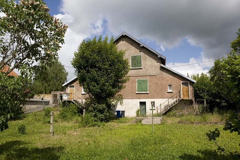 Cité Lehmann. Façade postérieure d'une maison. © Yves Sancey / Région Bourgogne-Franche-Comté, Inventaire du patrimoine - 2009