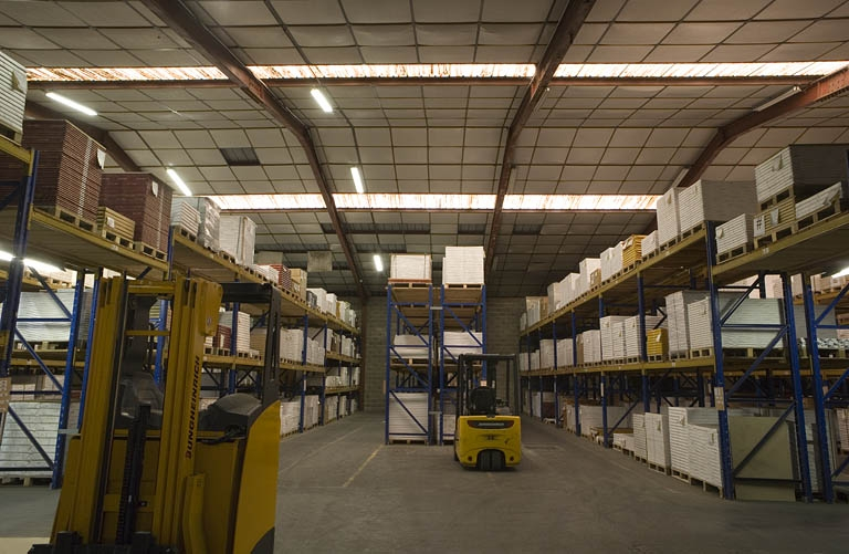 Magasin industriel (récent). Vue intérieure. © Yves Sancey / Région Bourgogne-Franche-Comté, Inventaire du patrimoine - 2009