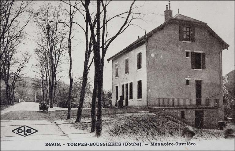 Torpes-Boussières (Doubs). - Ménagère ouvrière. © Yves  Sancey (reproduction) / Région Bourgogne-Franche-Comté, Inventaire du patrimoine - 2009