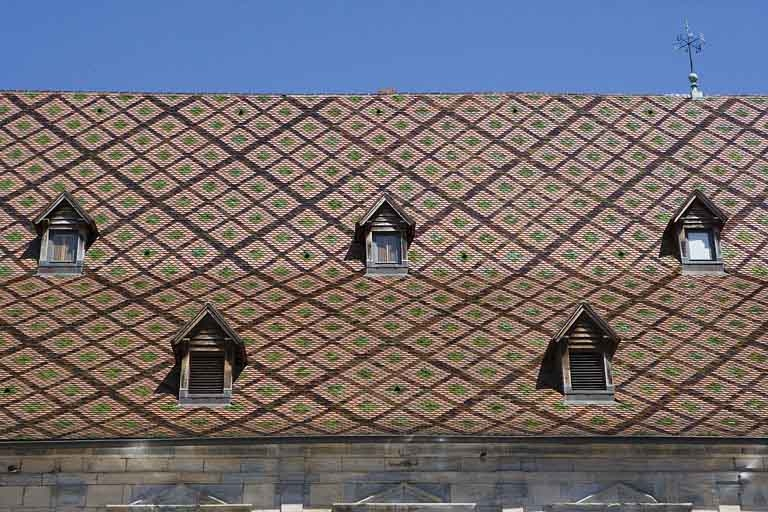 Toit de l'aile gauche. © Yves Sancey / Région Bourgogne-Franche-Comté, Inventaire du patrimoine - 2009 Toit de l'aile gauche. © Yves Sancey / Région Bourgogne-Franche-Comté, Inventaire du patrimoine - 2009