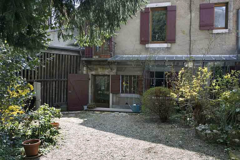 Détail du rez-de-chaussée du logis secondaire situé au fond de la parcelle. © Yves Sancey / Région Bourgogne-Franche-Comté, Inventaire du patrimoine - 2009