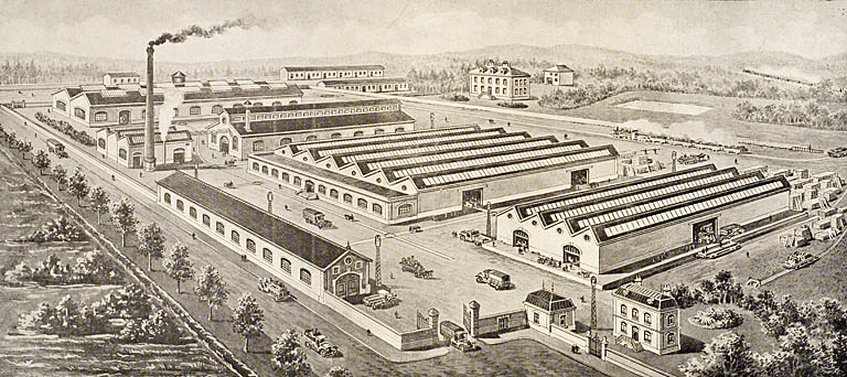 Etablissements Dollé. Vue générale des usines. © Jérôme Mongreville / Région Bourgogne-Franche-Comté, Inventaire du patrimoine - 2009 Etablissements Dollé. Vue générale des usines. © Jérôme Mongreville / Région Bourgogne-Franche-Comté, Inventaire du patrimoine - 2009