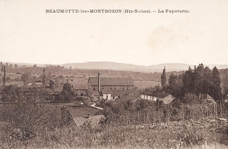 Beaumotte-les-Montbozon (Hte-Saône). - La Papeterie. © Jérôme  Mongreville (reproduction) / Région Bourgogne-Franche-Comté, Inventaire du patrimoine - 2009 Beaumotte-les-Montbozon (Hte-Saône). - La Papeterie. © Jérôme  Mongreville (reproduction) / Région Bourgogne-Franche-Comté, Inventaire du patrimoine - 2009