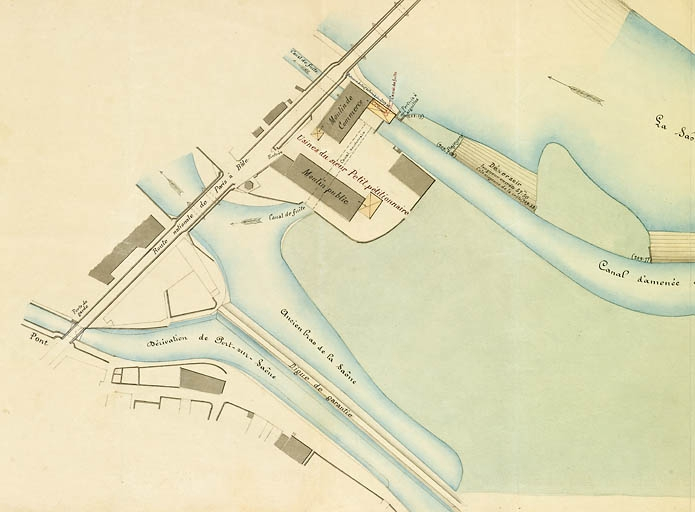 Plan des lieux [Plan-masse et de situation]. © Jérôme Mongreville / Région Bourgogne-Franche-Comté, Inventaire du patrimoine - 2009