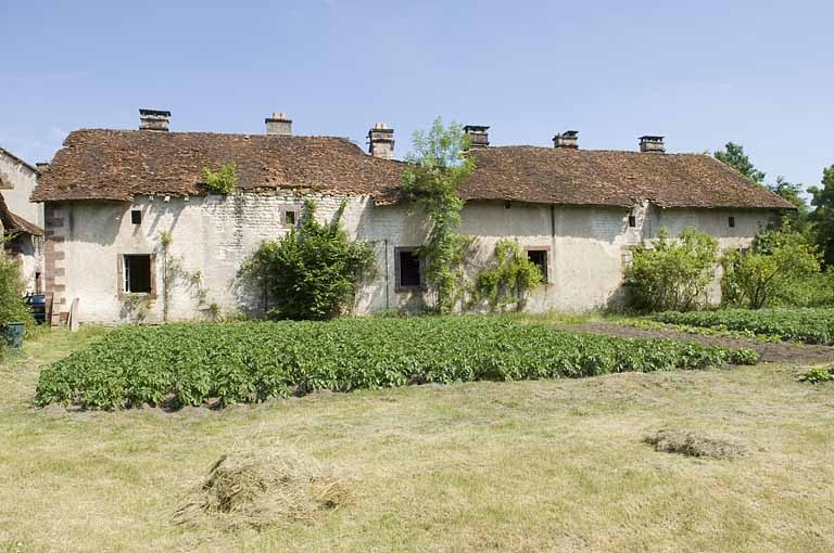 Façade postérieure du logement ouvrier. © Jérôme Mongreville / Région Bourgogne-Franche-Comté, Inventaire du patrimoine - 2009