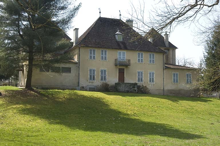 Façade postérieure du logement patronal. © Jérôme Mongreville / Région Bourgogne-Franche-Comté, Inventaire du patrimoine - 2009