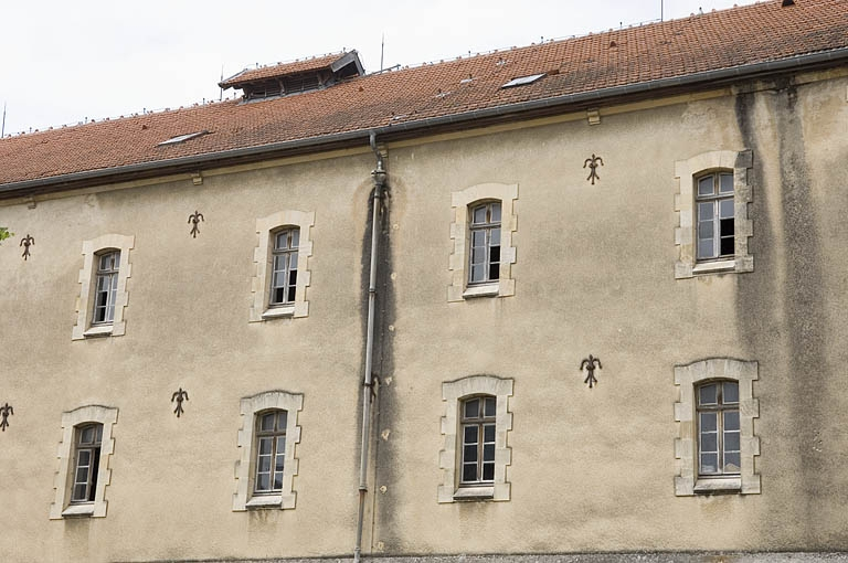 Etages supérieurs du corps central. © Jérôme Mongreville / Région Bourgogne-Franche-Comté, Inventaire du patrimoine - 2009