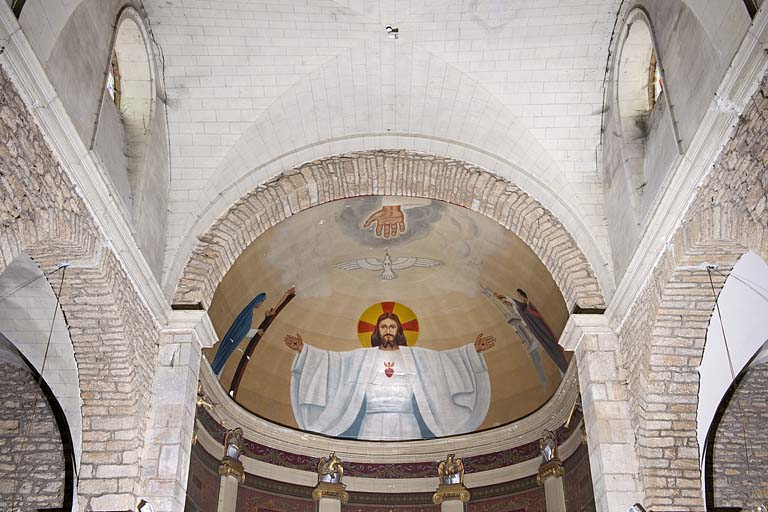 Vue rapprochée u choeur. © Jérôme Mongreville / Région Bourgogne-Franche-Comté, Inventaire du patrimoine - 2010