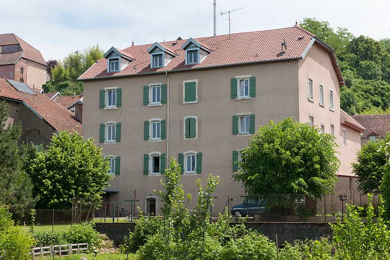 Façade postérieure. © Jérôme Mongreville / Région Bourgogne-Franche-Comté, Inventaire du patrimoine - 2010