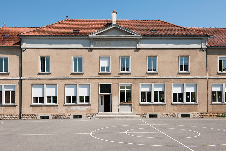 Vue de l'avant-corps. © Jérôme Mongreville / Région Bourgogne-Franche-Comté, Inventaire du patrimoine - 2010