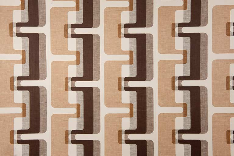 Papier peint de la salle de travail du cabinet dentaire. © Jérôme Mongreville / Région Bourgogne-Franche-Comté, Inventaire du patrimoine - 2010