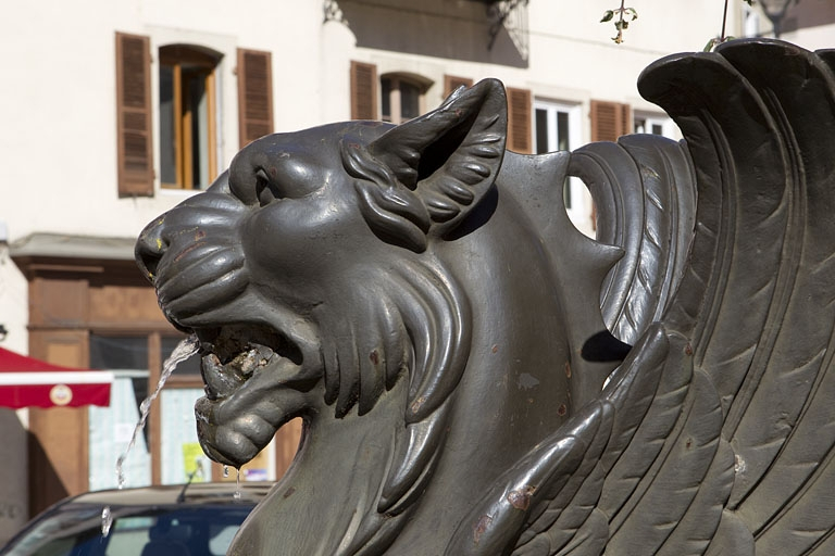 Détail : aile et mufle. © Yves Sancey / Région Bourgogne-Franche-Comté, Inventaire du patrimoine - 2010