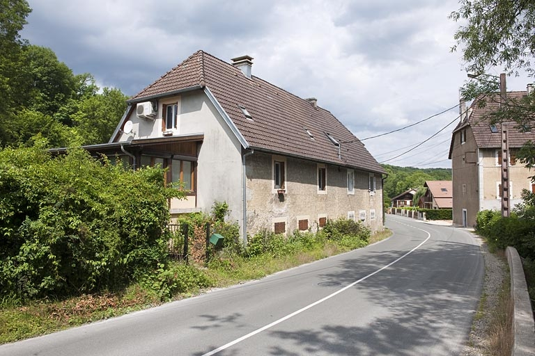 Logement d'ouvriers depuis le sud. © Jérôme Mongreville / Région Bourgogne-Franche-Comté, Inventaire du patrimoine - 2011