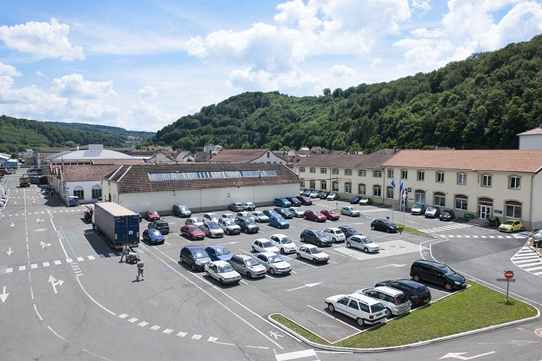 Vue plongeante du site depuis le nord. © Jérôme Mongreville / Région Bourgogne-Franche-Comté, Inventaire du patrimoine - 2011 Vue plongeante du site depuis le nord. © Jérôme Mongreville / Région Bourgogne-Franche-Comté, Inventaire du patrimoine - 2011