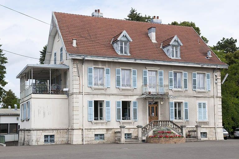 Logement patronal. Façade sud. © Jérôme Mongreville / Région Bourgogne-Franche-Comté, Inventaire du patrimoine - 2011