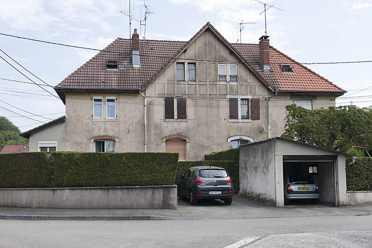 Habitation à 4 logements. Façade postérieure. © Jérôme Mongreville / Région Bourgogne-Franche-Comté, Inventaire du patrimoine - 2011