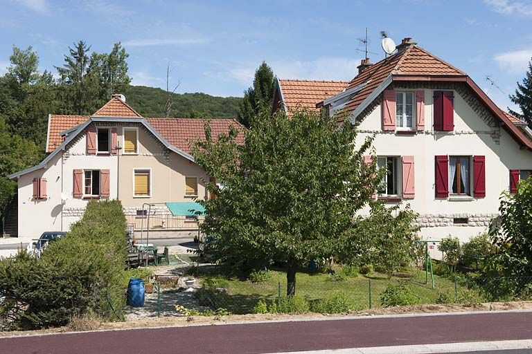 Pignons de maisons. © Jérôme Mongreville / Région Bourgogne-Franche-Comté, Inventaire du patrimoine - 2011