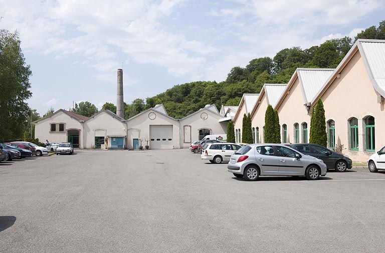 Ateliers de fabrication depuis le sud-est. © Jérôme Mongreville / Région Bourgogne-Franche-Comté, Inventaire du patrimoine - 2011