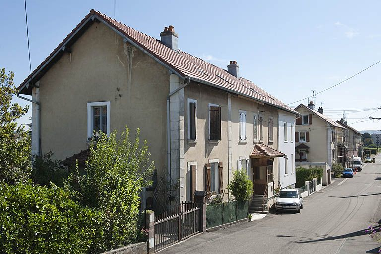Immeubles de logements rue du Maroc. © Jérôme Mongreville / Région Bourgogne-Franche-Comté, Inventaire du patrimoine - 2011