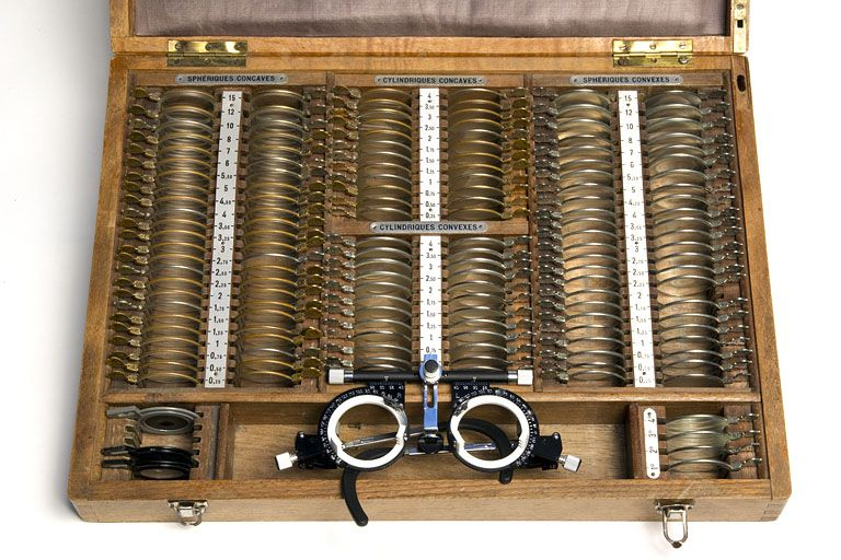 La boîte de verres d'essai. © Yves Sancey / Région Bourgogne-Franche-Comté, Inventaire du patrimoine - 2011