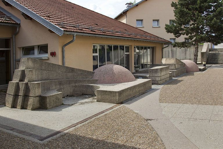 Vue d'ensemble depuis le nord. © Yves Sancey / Région Bourgogne-Franche-Comté, Inventaire du patrimoine - 2012