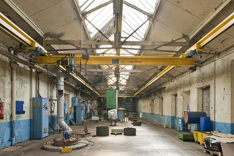 Atelier d'usinage nord. Travée orientale. © Jérôme Mongreville / Région Bourgogne-Franche-Comté, Inventaire du patrimoine - 2012