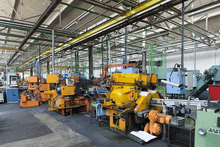 Atelier d'usinage nord. Machines-outils. © Jérôme Mongreville / Région Bourgogne-Franche-Comté, Inventaire du patrimoine - 2012