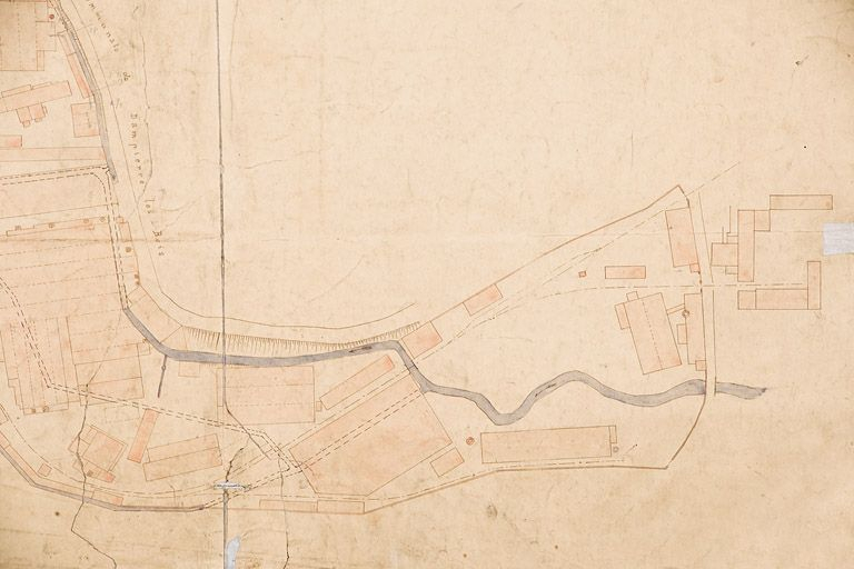 Plan général de la Casserie [partie est : Lafeschotte du Haut]. © Jérôme Mongreville / Région Bourgogne-Franche-Comté, Inventaire du patrimoine - 2012