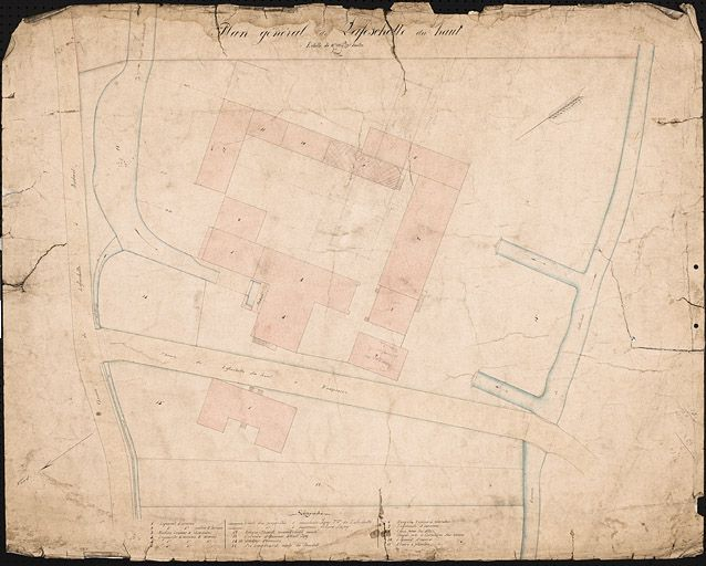 Plan général de Lafeschotte-du-Haut. © Jérôme Mongreville / Région Bourgogne-Franche-Comté, Inventaire du patrimoine - 2012