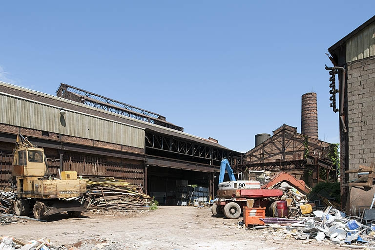 Travées de l'atelier de laminage. © Jérôme Mongreville / Région Bourgogne-Franche-Comté, Inventaire du patrimoine - 2012