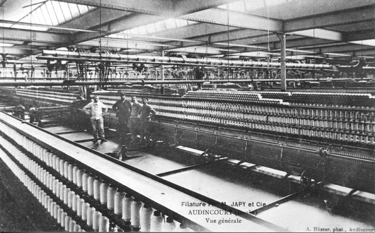 Filature Ph. M. Japy et Cie, Audincourt (Doubs). Vue générale. © Raphaël  Favereaux (reproduction) / Région Bourgogne-Franche-Comté, Inventaire du patrimoine - 2012