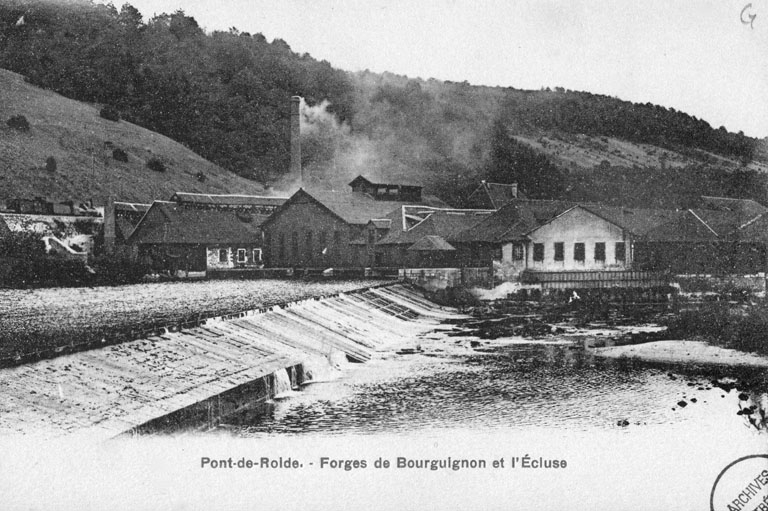 Pont-de-Roide. Forges de Bourguignon et l'Ecluse. © Raphaël  Favereaux (reproduction) / Région Bourgogne-Franche-Comté, Inventaire du patrimoine - 2012