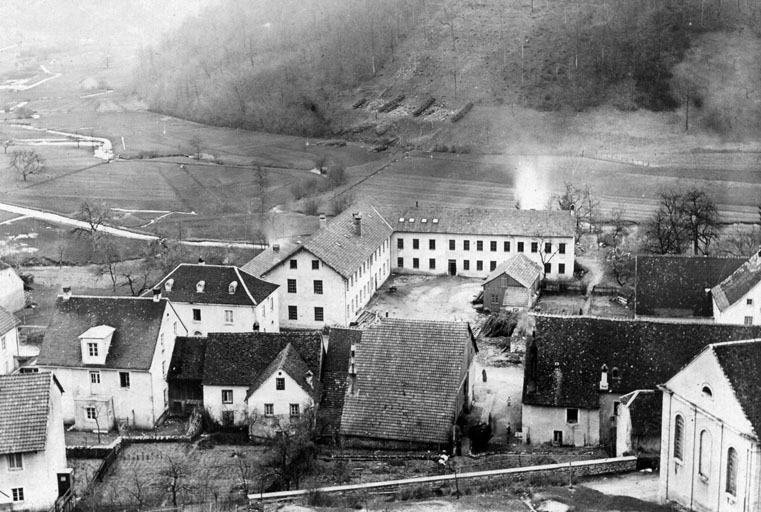 [L'usine Jeanperrin à Glay en 1895]. © Raphaël  Favereaux (reproduction) / Région Bourgogne-Franche-Comté, Inventaire du patrimoine - 2012