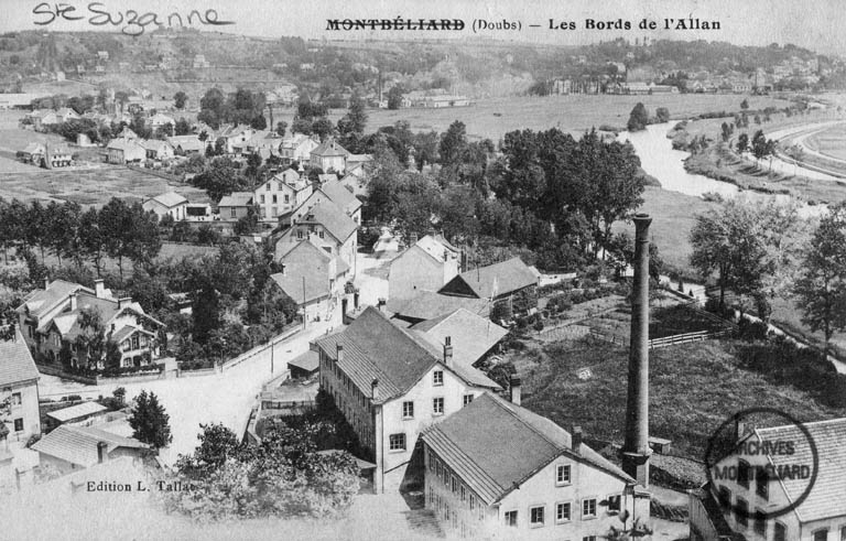 Montbéliard (Doubs) - Les bords de l'Allan. © Raphaël  Favereaux (reproduction) / Région Bourgogne-Franche-Comté, Inventaire du patrimoine - 2012