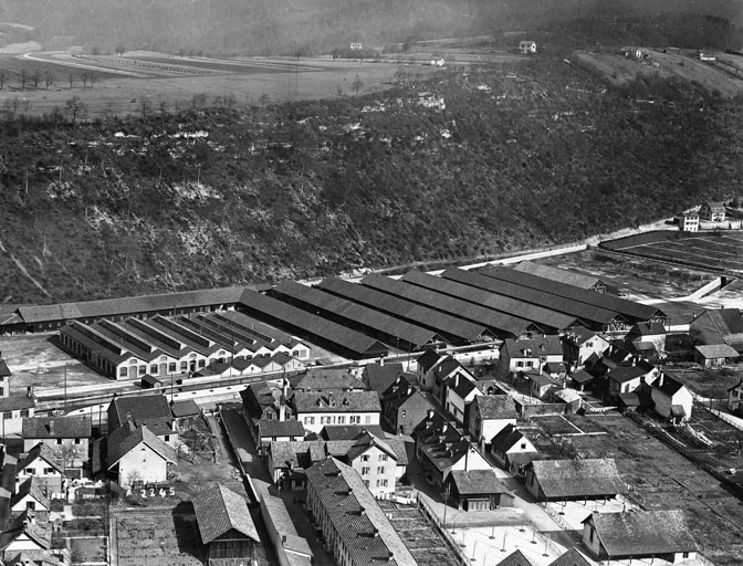 Extrémité sud de l'usine. ©  / Région Bourgogne-Franche-Comté, Inventaire du patrimoine - 2012 Extrémité sud de l'usine. ©  / Région Bourgogne-Franche-Comté, Inventaire du patrimoine - 2012
