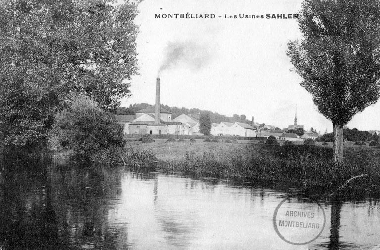 Montbéliard - Les usines Sahler. © Raphaël  Favereaux (reproduction) / Région Bourgogne-Franche-Comté, Inventaire du patrimoine - 2012